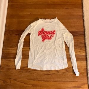 Girls Size 12 Bonpoint Long Sleeve Graphic Shirt